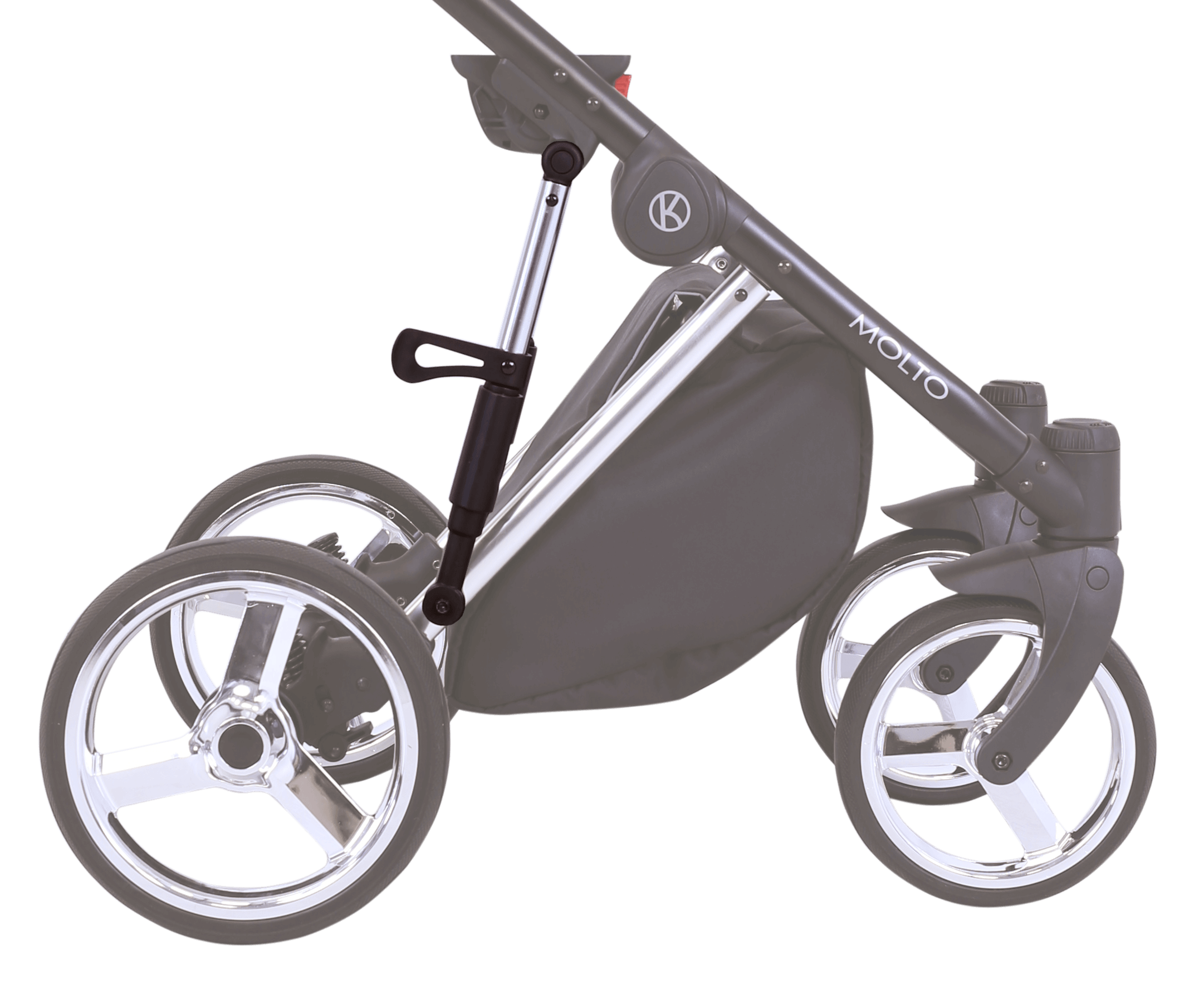 Regulowana amortyzacja boczna wózek dla dzieci marki Kunert